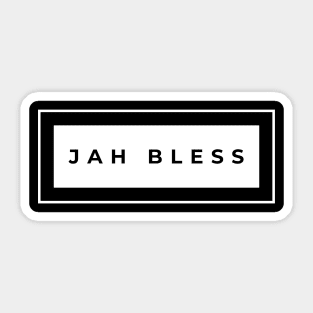 jah bless tshirt Sticker